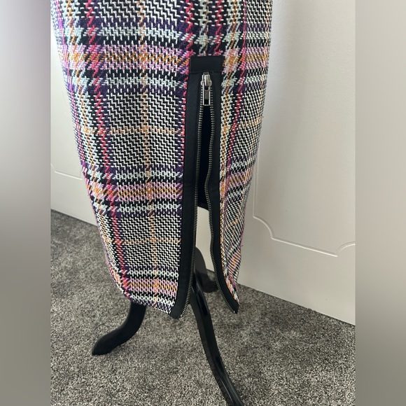 Halogen Multicolor Plaid Pencil Skirt - Picture 5 of 10